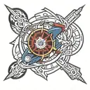 kai hiwatari beyblade tattoo design idea
