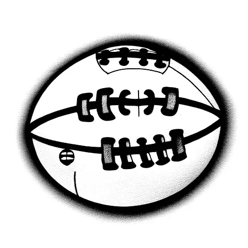 american football  tattoo design idea