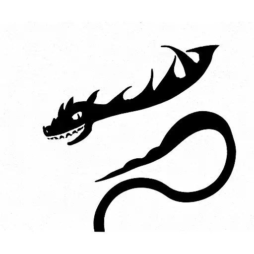 toothless how to train your dragons tattoo design idea