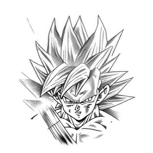 dragonball z tattoo design idea