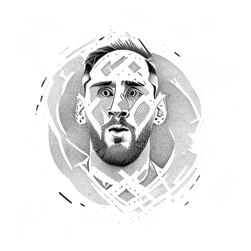 Messi tattoo design idea