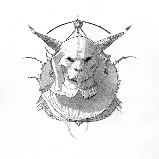 866 in old English  tattoo design idea