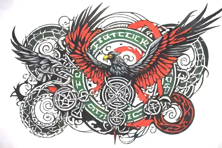 phoenix celtic wrsit band tattoo tattoo design idea