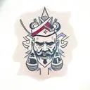 Ukrainian Cossacks  tattoo design idea