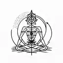 7 chakras  tattoo design idea