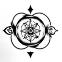 7 chakras  tattoo design idea
