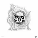Haitian earthquake rememberal tattoo design idea