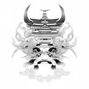 Shinto shrine tattoo design idea