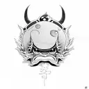 Shinto shrine tattoo design idea