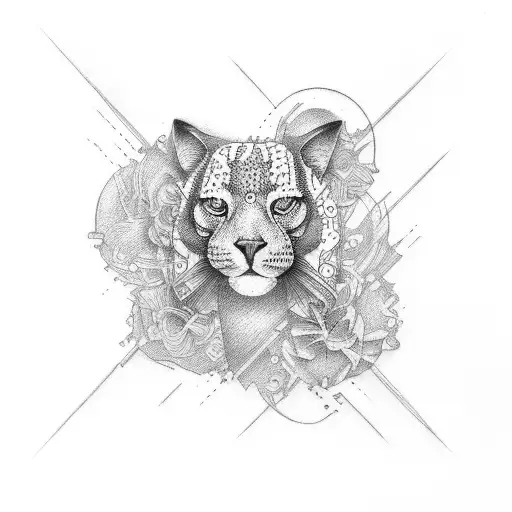 number 7 tattoo design idea