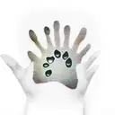 cats paw print  tattoo design idea