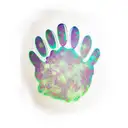 cats paw print  tattoo design idea