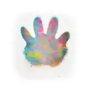 cats paw print  tattoo design idea