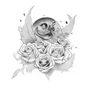 por siempre mi amor tattoo design idea