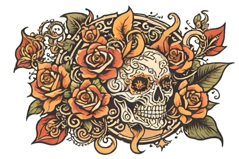 charm tattoo design idea