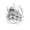 Stadium tattoo design idea