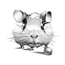 Steampunk Guinea pig tattoo design idea