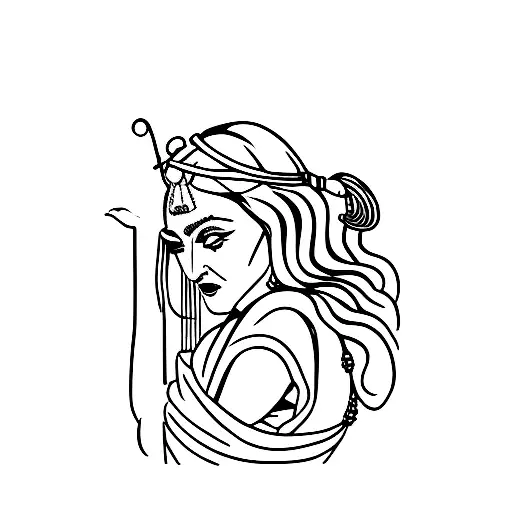 madonna tattoo design idea