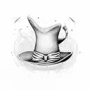 mad hatter tattoo design idea