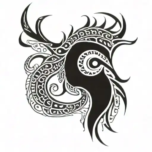 Tribal "Arawak" tattoo  tattoo design idea