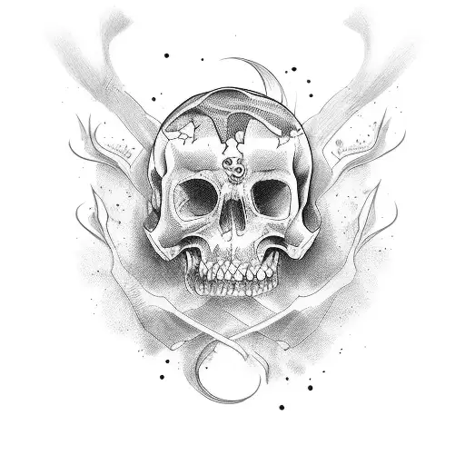 noiva cadáver  tattoo design idea