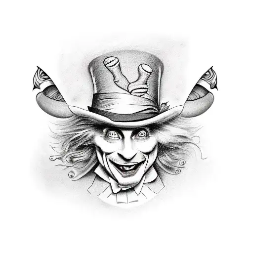 mad Hatter tattoo design idea