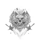 noiva cadáver  tattoo design idea