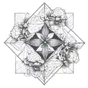 cataleya orchids tattoo design idea