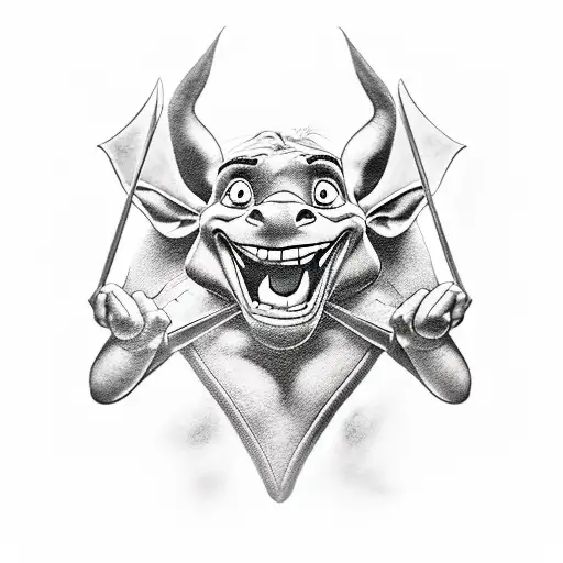 Robin Hood, Hercules, Peter Pan, Tarzan and stitch. fighting their villains  tattoo design idea