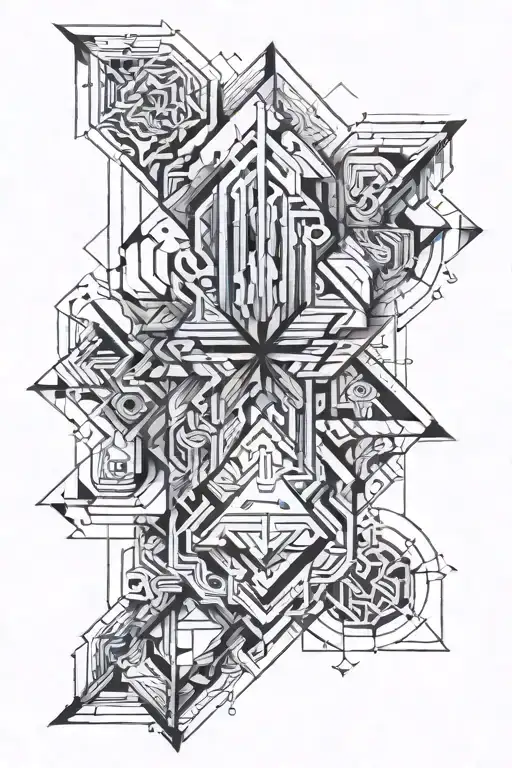 pencil tattoo design idea