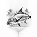  tuna tattoo design idea