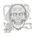 rip brother date  tattoo design idea