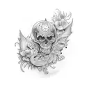 grief tattoo tattoo design idea