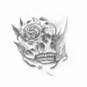 grief tattoo tattoo design idea