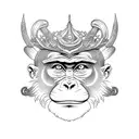 monkey king full arm sleeve tattoo design idea