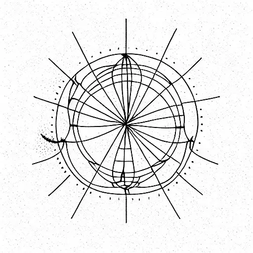 cosmos science math tattoo design idea