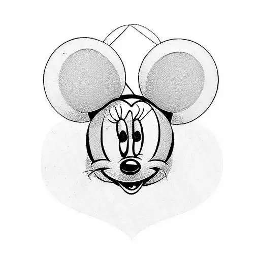 minnie mouse head tattoos