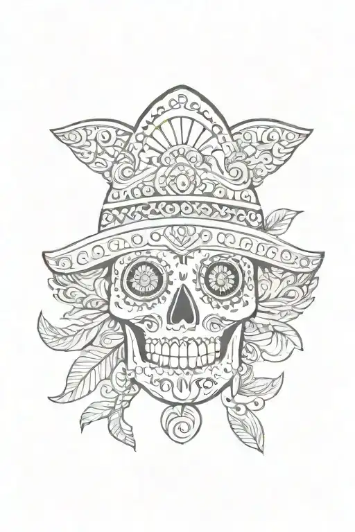 Mexican tattoo design idea