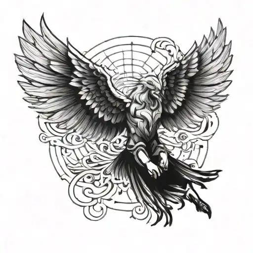 icarus tattoo design idea