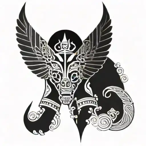 Egyptian tattoo design idea