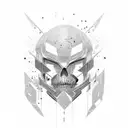 flash art with black color tattoo design idea