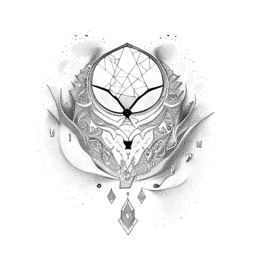 dream magic tattoo design idea