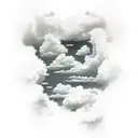 clouds tattoo design idea