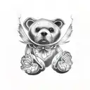 clouds tattoo design idea