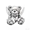 clouds tattoo design idea