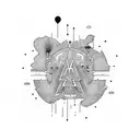 An abstract design incorporating elements from Los Angeles, Europe, and Brazil, symbolizing a life lived without fear tattoo design idea