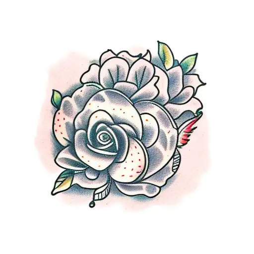 Pin by Taylor Garner on tattoos | Strawberry tattoo, Traditional style  tattoo, Lady bug tattoo