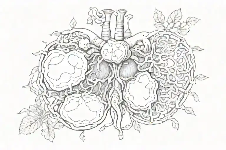 anatomically correct organs   tattoo design idea