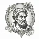 saint Peter tattoo design idea