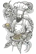 Chef tattoo design idea